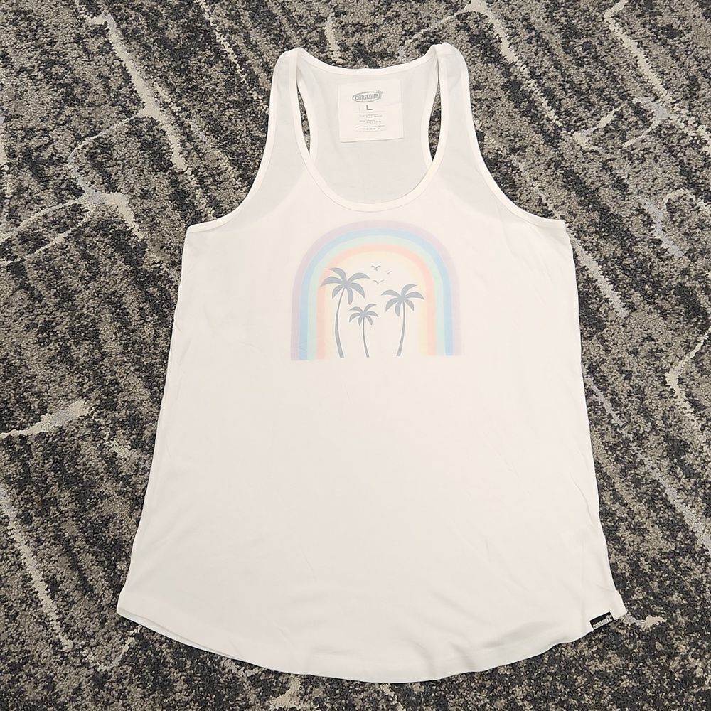 NEW Cariloha Bamboo Hawaii Tank Top L NWOT